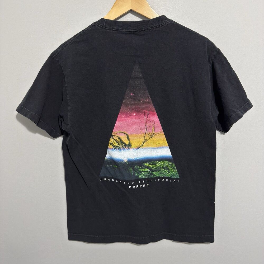 Empyre T Shirt Mens Medium Black Short Sleeve Uncharted Graphic Streetwear Skate